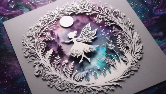 Moonlit Forest Fairy: Enchanting Digital Illustrations
