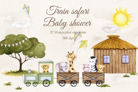 Safari Animals Travel by Car Watercolor: Unleashing Wild Creativity