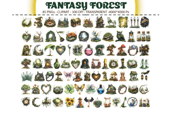 Unlocking Enchantment: A Deep Dive into Fantasy Forest Clipart
