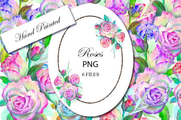 Watercolor Roses Sublimation, PNG: A Designer's Guide to Botanical Elegance